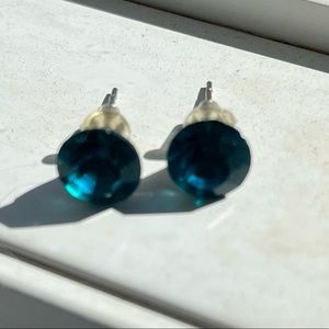 Teal Earrings
